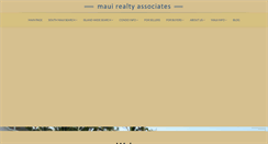 Desktop Screenshot of mauirealtyassociates.com